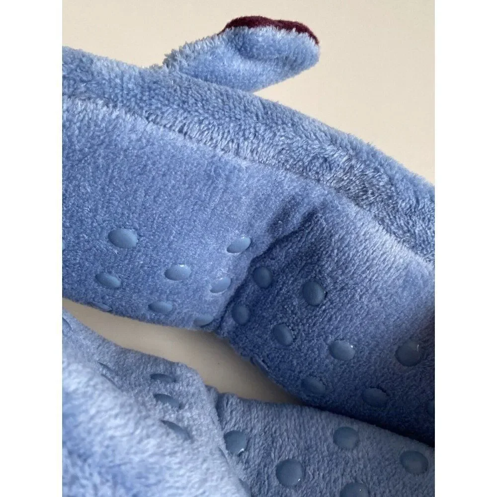 Disney Stitch Slipper Cozy Socks‎ Snuggle Toes Disney Christmas Winter Santa Hat